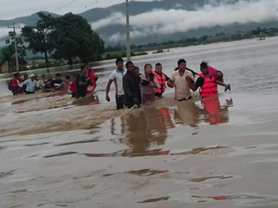 Flood Victim in Nepal
