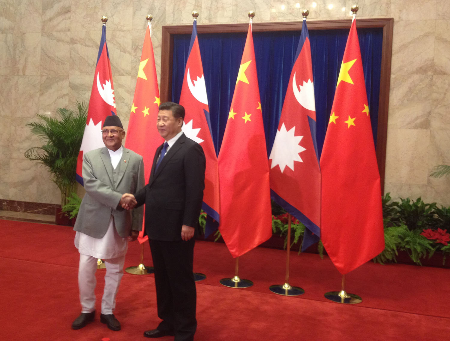 China vows to back Nepal’s ‘territorial integrity’ as two sides sign US $2.4 billion of deals